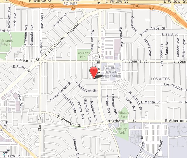 Location Map: 5479 Abbeyfield St. Long Beach, CA 90815