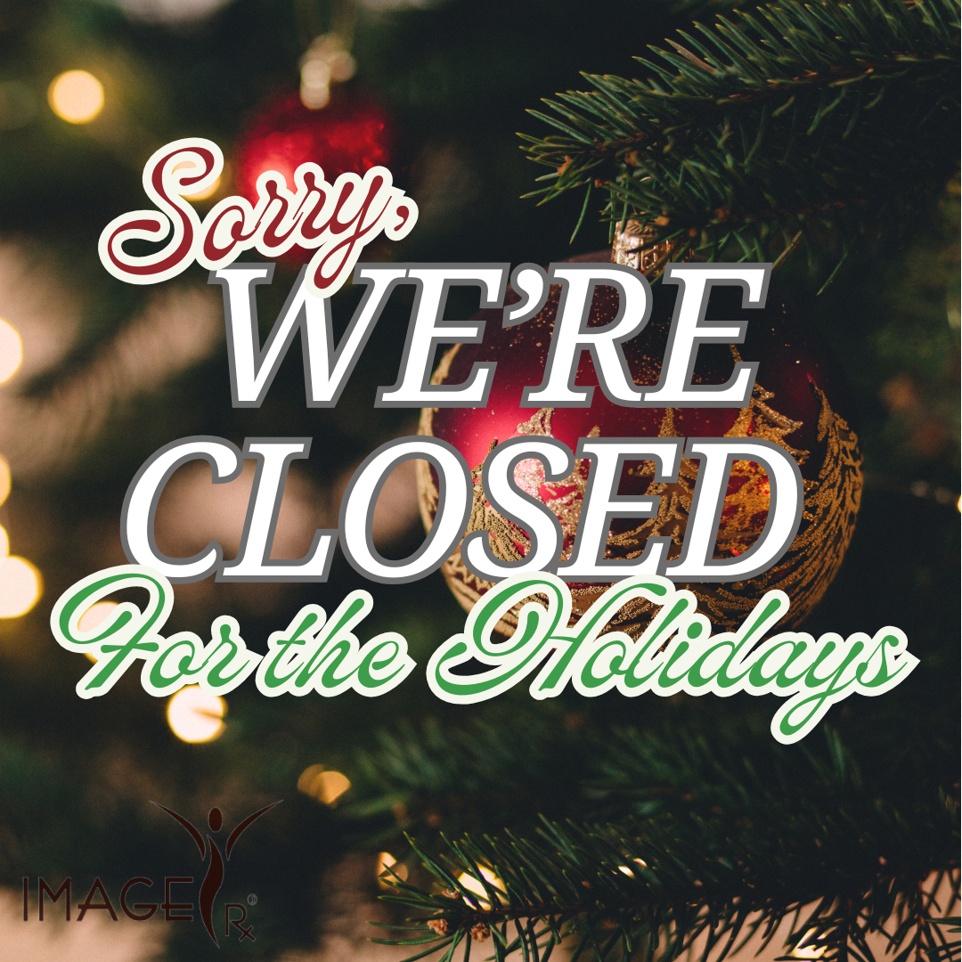 We’re closed