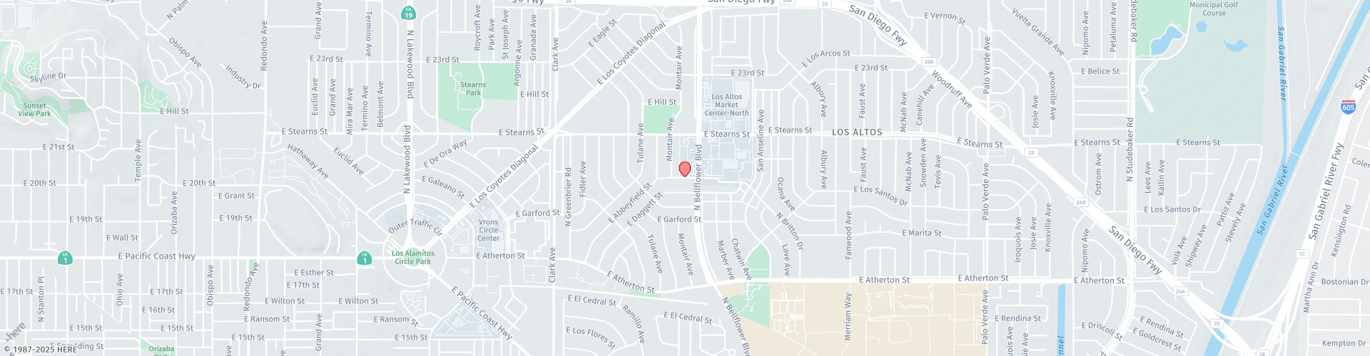 Location Map: 5479 Abbeyfield St. Long Beach, CA 90815